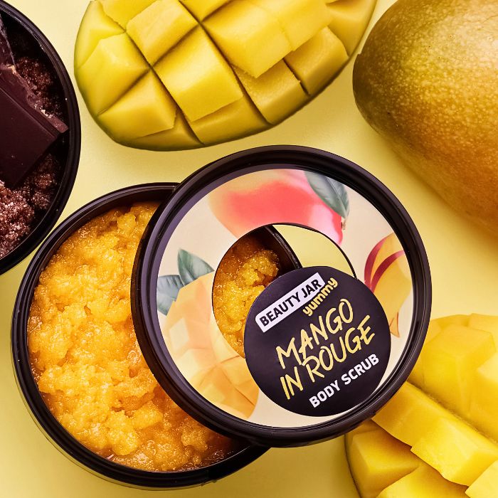 Body Scrub Mango in Rouge –  Scrub σώματος με μάνγκο & λάδι καρύδα, 360gr