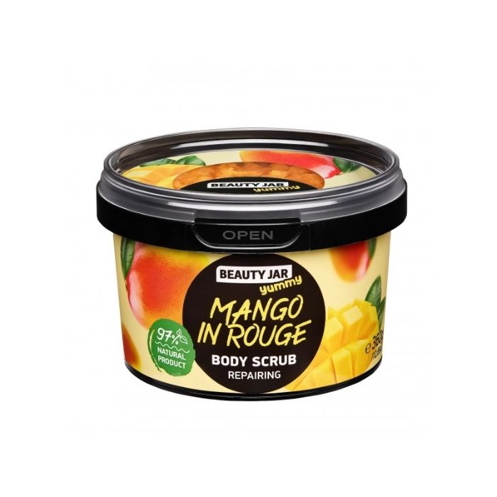 Body Scrub Mango in Rouge - Scrub σώματος με λάδι καρύδα & μάνγκο, 360gr