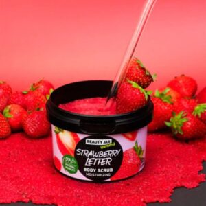 Body Scrub Strawberry Letter –  Scrub σώματος με φράουλα & λάδι καρύδα, 360gr