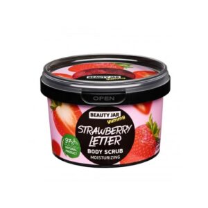 Body Scrub Strawberry Letter –  Scrub σώματος με φράουλα & λάδι καρύδα, 360gr