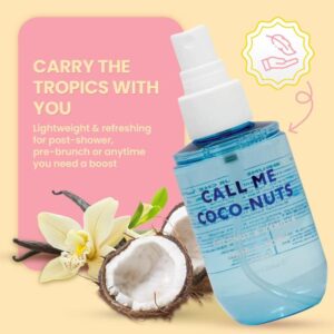 Hair & Body Mist Coconut & Vanilla – Mist για μαλλιά και σώμα με άρωμα καρύδα & βανίλια, 100ml