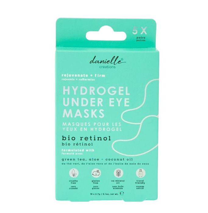 Hydrogel Under Eye Masks Bio Retinol - Patches ματιών με Bio Retinol για ρυτίδες, 5τεμ