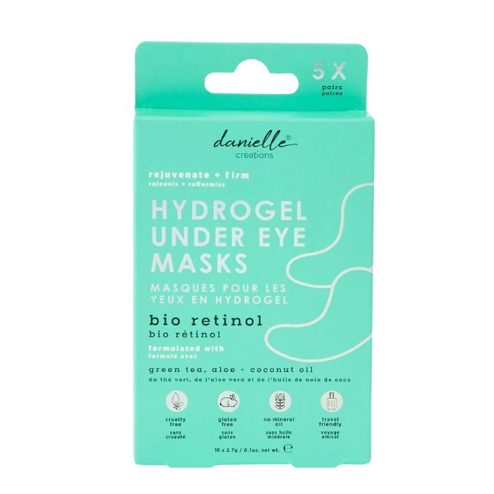 Hydrogel Under Eye Masks Bio Retinol - Patches ματιών με Bio Retinol για ρυτίδες, 5τεμ