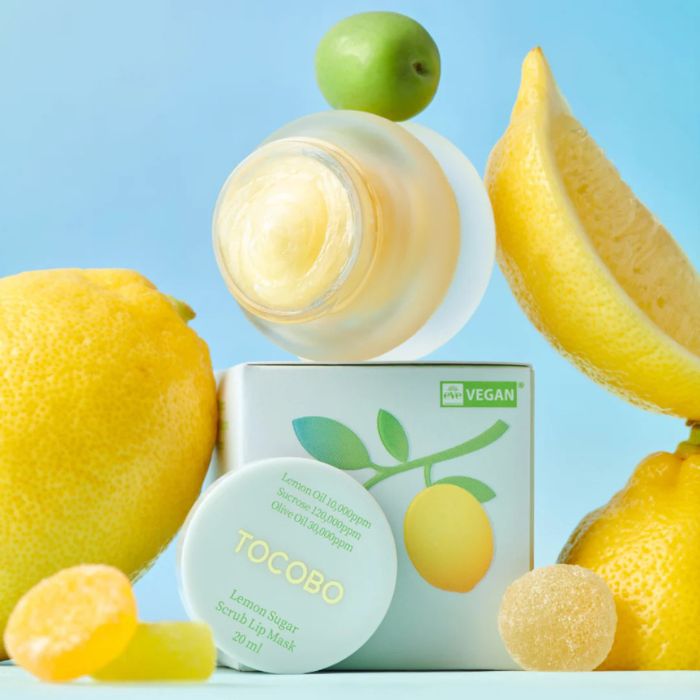 Lemon Sugar Scrub Lip Mask – Scrub χειλιών για σκασμένα χείλη, 20ml