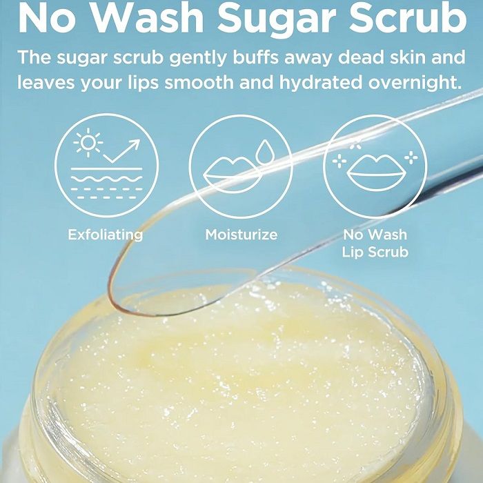 Lemon Sugar Scrub Lip Mask – Scrub χειλιών για σκασμένα χείλη, 20ml