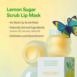 Lemon Sugar Scrub Lip Mask – Scrub χειλιών για σκασμένα χείλη, 20ml
