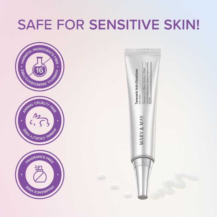 Tranexamic Acid+ Glutathione Eye Cream – Κρέμα ματιών για μαύρους κύκλους, 30ml