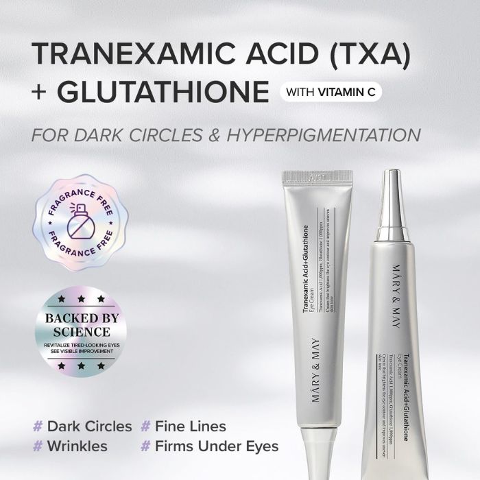 Tranexamic Acid+ Glutathione Eye Cream – Κρέμα ματιών για μαύρους κύκλους, 30ml