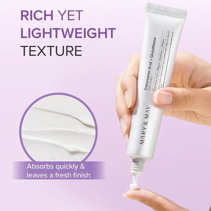 Tranexamic Acid+ Glutathione Eye Cream – Κρέμα ματιών για μαύρους κύκλους, 30ml