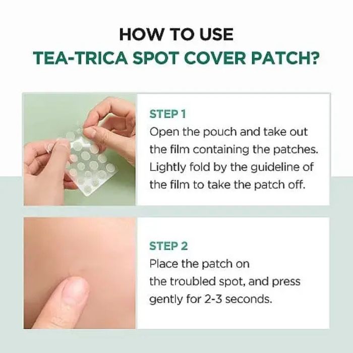 Madagascar Centella Tea-Trica Spot Cover Patch – Επιθέματα για επούλωση ακμής, 22τεμ
