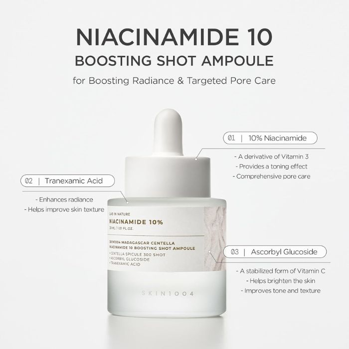 Niacinamide 10 Boosting Shot Ampoule – Ενισχυμένη αμπούλα για πόρους & λάμψη, 30ml