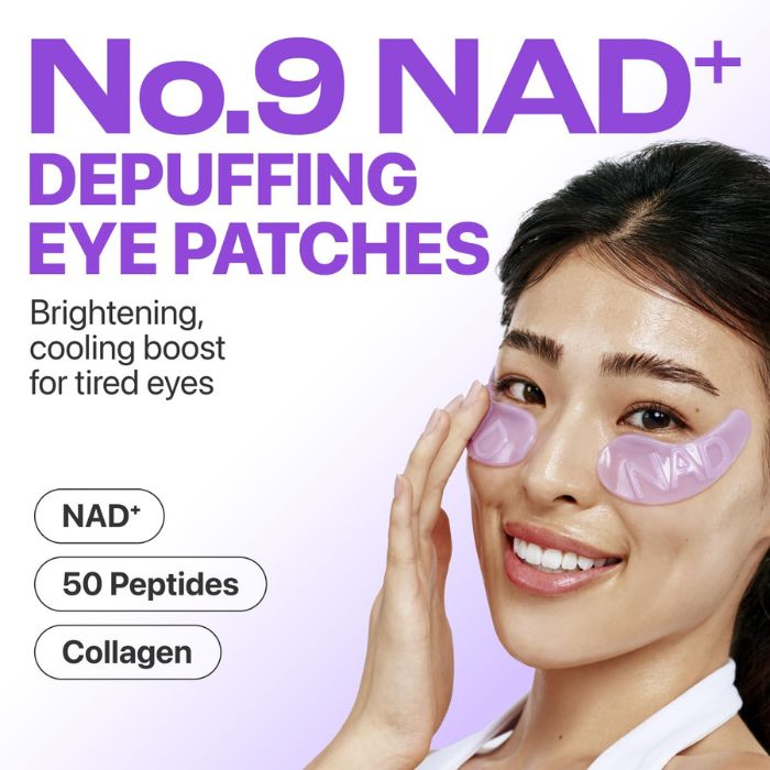 No.9 NAD Collagen Under Eye Patches – Eye patches με κολλαγόνο & 50 πεπτίδια, 1τεμ.