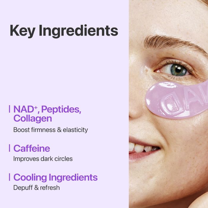 No.9 NAD Collagen Under Eye Patches – Eye patches με κολλαγόνο & 50 πεπτίδια, 1τεμ.
