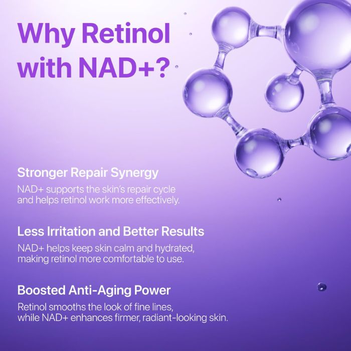 No.9 NAD Retinol Volumetox Eye Cream – Συσφιγκτική κρέμα ματιών με NAD+ & ρετινόλη για λεία, ξεκούραστη όψη, 10ml
