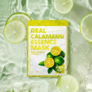 Real Calamansi Essence Mask – Υφασμάτινη μάσκα προσώπου με εκχύλισμα καλαμοντίνης, 23ml