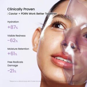 Rejuvenating Caviar PDRN Real Deep Mask – Μάσκα εντατικής αναζωογόνησης & λάμψης, 34gr