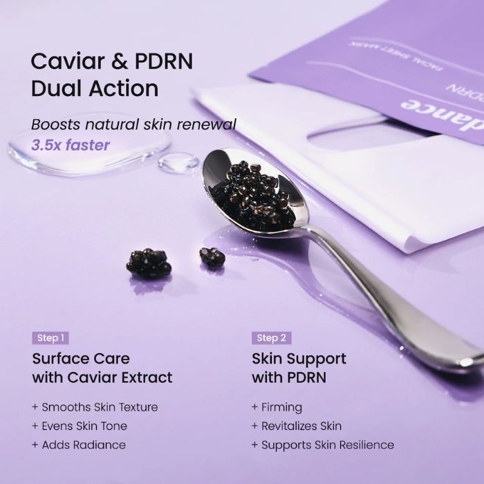 Rejuvenating Caviar PDRN Real Deep Mask – Μάσκα εντατικής αναζωογόνησης & λάμψης, 34gr