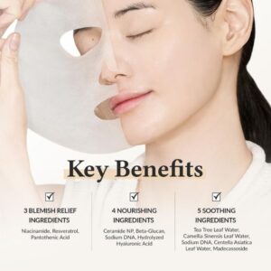 345 Relief Cream Mask – Καταπραϋντική μάσκα προσώπου, 1τμχ.