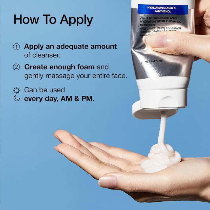 8 Hyaluronic Acid Hydrating Gentle Foaming Cleanser- Καθαριστικός αφρός με 8 τύπους υαλουρονικού, 150ml
