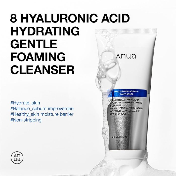 8 Hyaluronic Acid Hydrating Gentle Foaming Cleanser- Καθαριστικός αφρός με 8 τύπους υαλουρονικού, 150ml