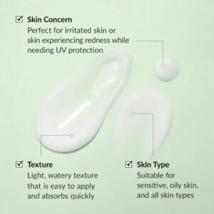 Green Tea Fresh Sunscreen, SPF50+ – Αντηλιακό προσώπου με ελαφριά καταπραυντικη υφή, 50ml