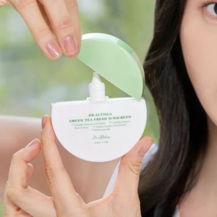 Green Tea Fresh Sunscreen, SPF50+ – Αντηλιακό προσώπου με ελαφριά καταπραυντικη υφή, 50ml
