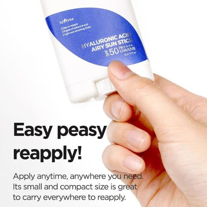 Hyaluronic Acid Airy Sun Stick SPF 50+ – Αντηλιακό με 8 τύπους υαλουρονικού σε Stick, 50ml