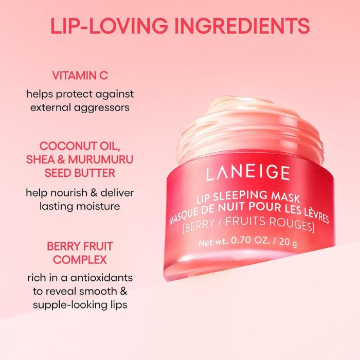 Lip Sleeping Mask Strawberry Shortcake – Μάσκα χειλιών, 20gr