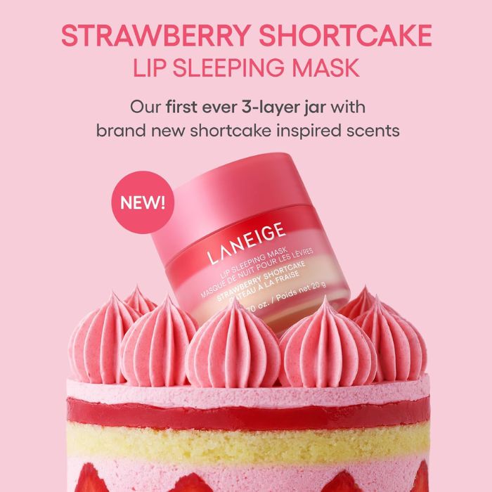 Lip Sleeping Mask Strawberry Shortcake – Μάσκα χειλιών, 20gr