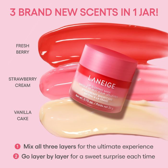 Lip Sleeping Mask Strawberry Shortcake – Μάσκα χειλιών, 20gr