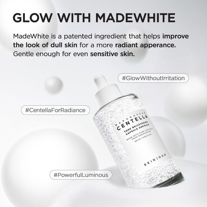 Madagascar Centella Tone Brightening Capsule Ampoule – Αμπούλα λάμψης για βελτίωση τόνου, 100ml