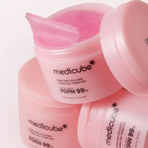 PDRN Pink Collagen Toning Gel Toner Pad – Τονωτικά δισκία για λείο και λαμπερό δέρμα, 70τεμ.