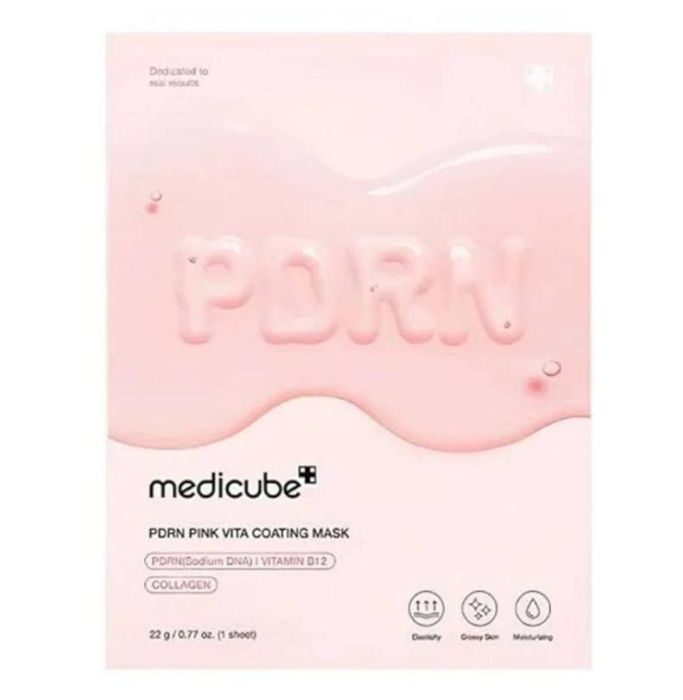 PDRN Pink Vita Coating Mask - Μάσκα προσώπου για λάμψη, 22gr