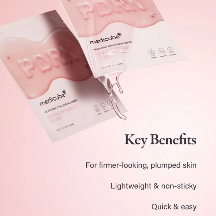 PDRN Pink Vita Coating Mask – Μάσκα προσώπου για λάμψη, 22gr