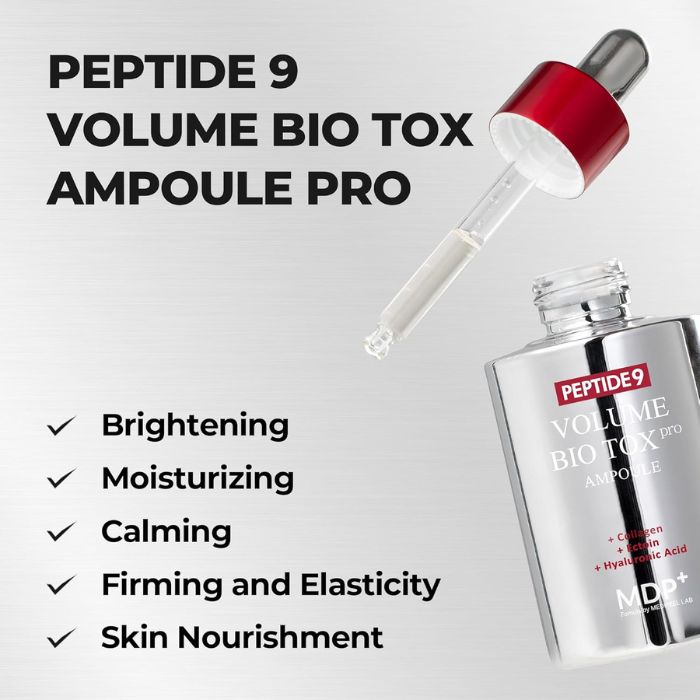Peptide 9 Volume Biotox Ampoule Pro – Αντιγηραντική αμπούλα με 9 πεπτίδια, 100gr