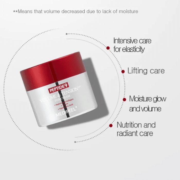Peptide 9 Volume and Tension Tox Cream Pro – Αντιγηραντική κρέμα με 9 πεπτίδια, 50gr