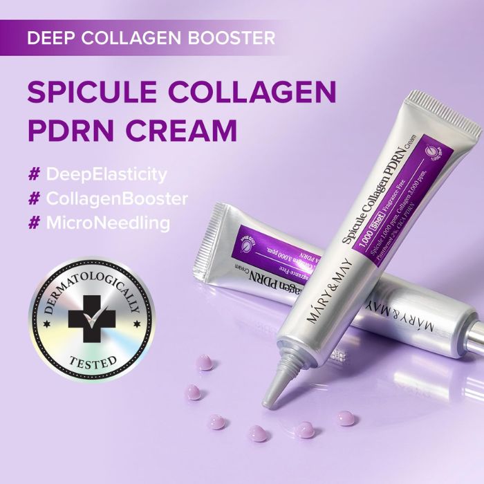 Spicule Collagen PDRN Cream – Αντιγηραντική κρέμα με μικροβελόνες, κολλαγόνο και PDRN, 15ml