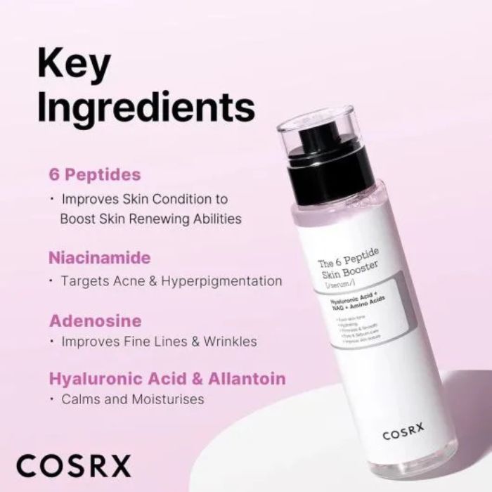 The 6 Peptide Skin Booster Serum – Ορός με 6 πεπτίδια για βελτίωση της επιδερμίδας, 150ml