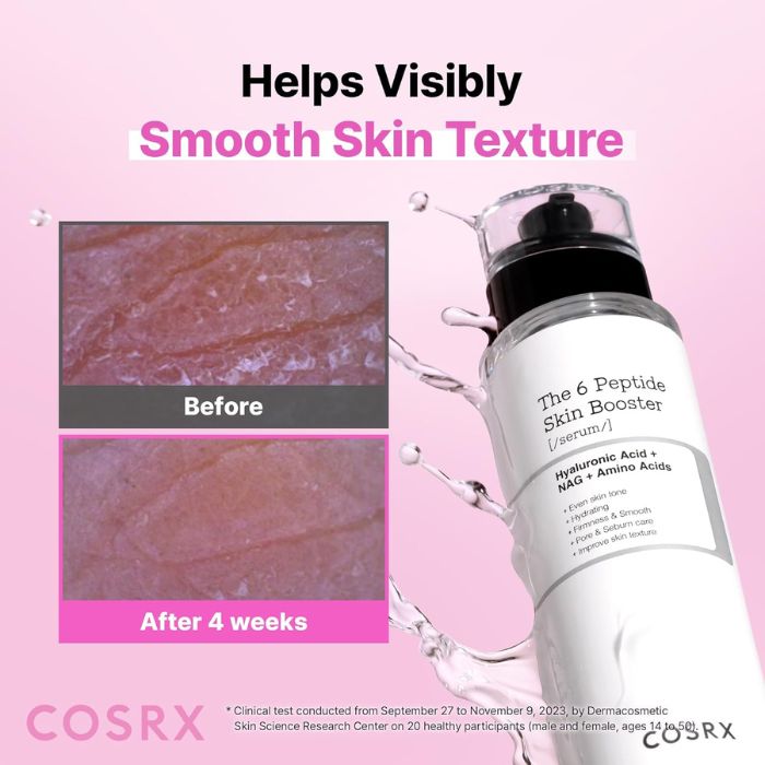 The 6 Peptide Skin Booster Serum – Ορός με 6 πεπτίδια για βελτίωση της επιδερμίδας, 150ml