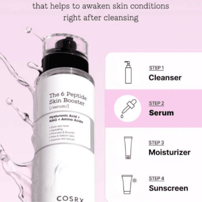 The 6 Peptide Skin Booster Serum – Ορός με 6 πεπτίδια για βελτίωση της επιδερμίδας, 150ml