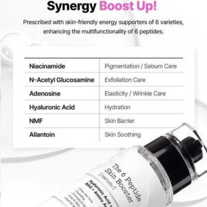 The 6 Peptide Skin Booster Serum – Ορός με 6 πεπτίδια για βελτίωση της επιδερμίδας, 150ml