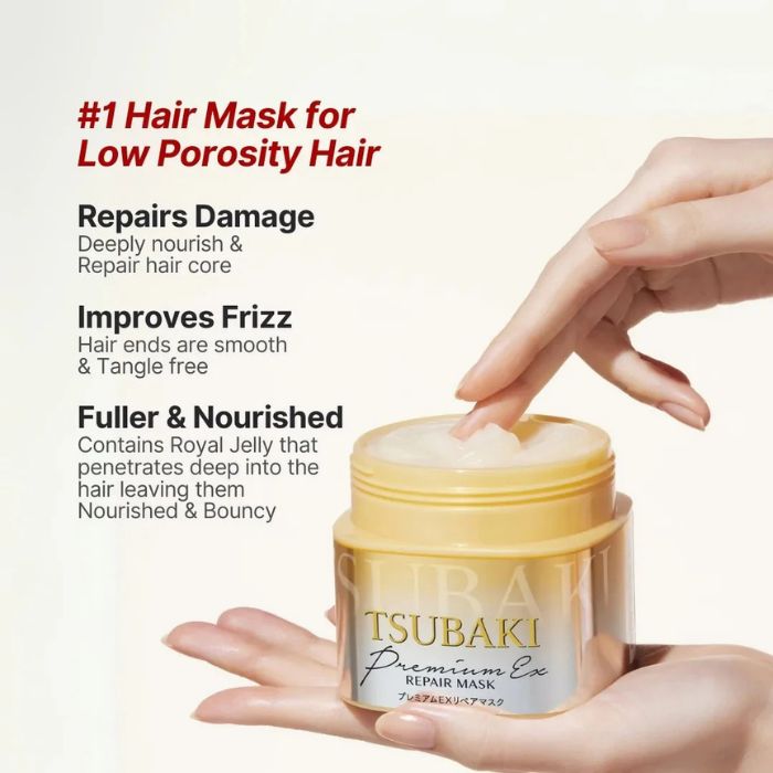 Tsubaki Premium Repair Mask Hair, 180g – Μάσκα αναδόμησης για ταλαιπωρημένα μαλλιά, 180gr