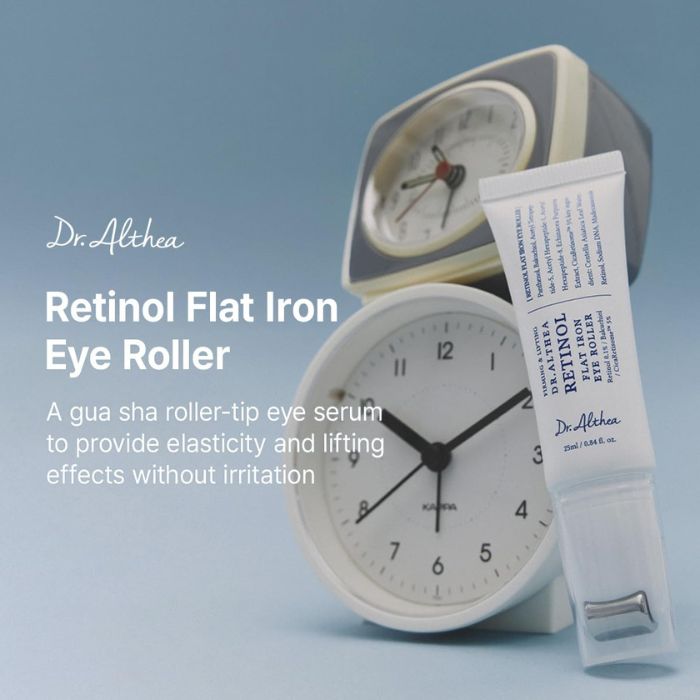 Dr. Althea Retinol Flat Iron Eye Roller – Αντιγηραντική κρέμα ματιών με ρετινόλη, 25ml
