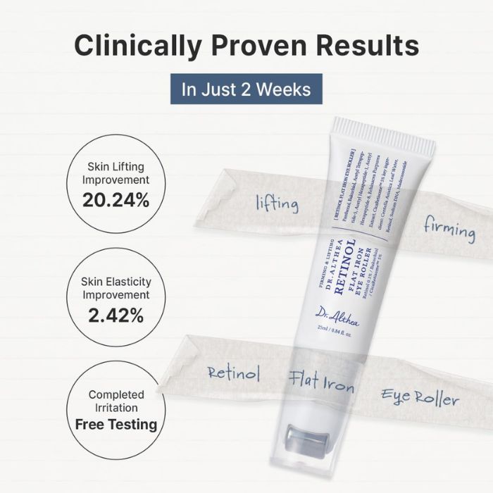 Dr. Althea Retinol Flat Iron Eye Roller – Αντιγηραντική κρέμα ματιών με ρετινόλη, 25ml