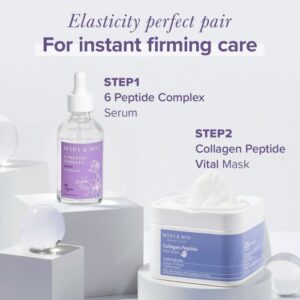 Mary & May 6 Peptide Complex Serum – Αντιγηραντικός ορός με 6 τύπους πεπτιδίων, 80ml
