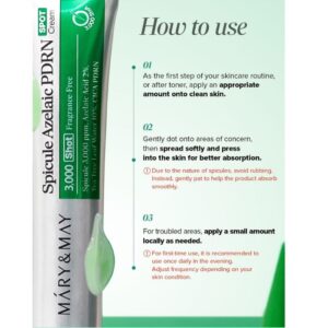 Mary & May Spicule Azelaic PDRN Spot Cream – Kρέμα για σημάδια ακμής με Αζελαϊκό οξύ και PDRN, 15ml