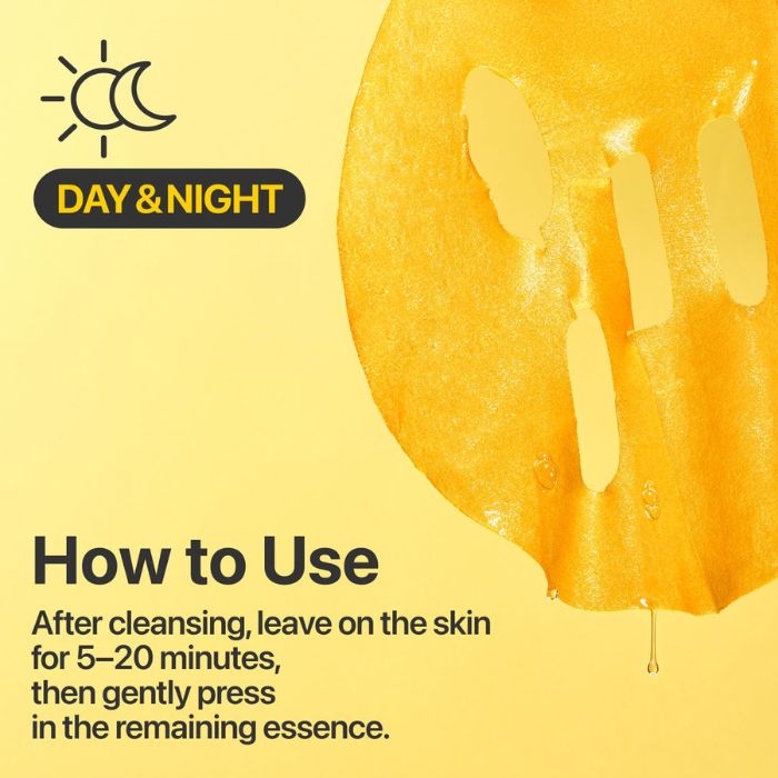 Numbuzin No.5 Vitamin Spotlight Sheet Mask – Συμπυκνωμένη βιταμινούχα υφασμάτινη μάσκα προσώπου με γλουταθειόνη, 1τεμ.