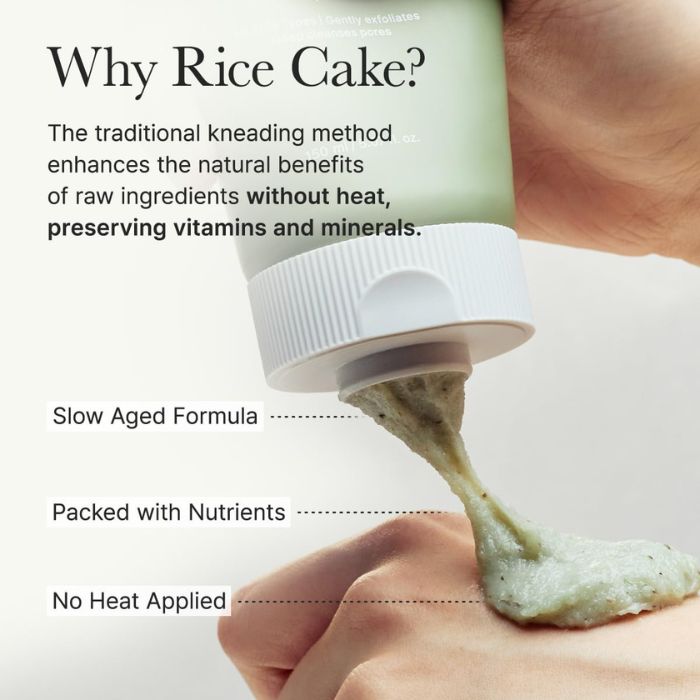 Arencia Green Tea + LHA Deep Pore Rice Cake Cleanser – Καθαριστικό προσώπου βαθύ καθαρισμού με πράσινο τσάι & LHA, 150ml