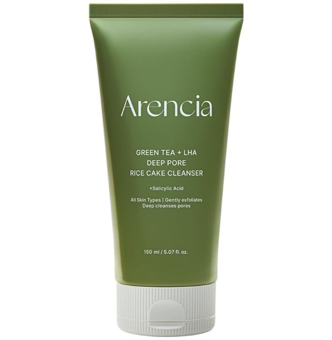 Arencia Green Tea + LHA Deep Pore Rice Cake Cleanser - Καθαριστικό προσώπου βαθύ καθαρισμού με πράσινο