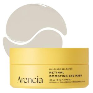 Arencia Retinal Boosting Eye Mask – Eye patches με Ρετινάλη & 5 Πεπτίδια, 60τεμ.